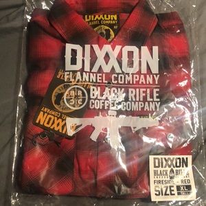 Shirts | Dixxon Black Rifle Coffee Company Fireside Flannel Red | Poshmark